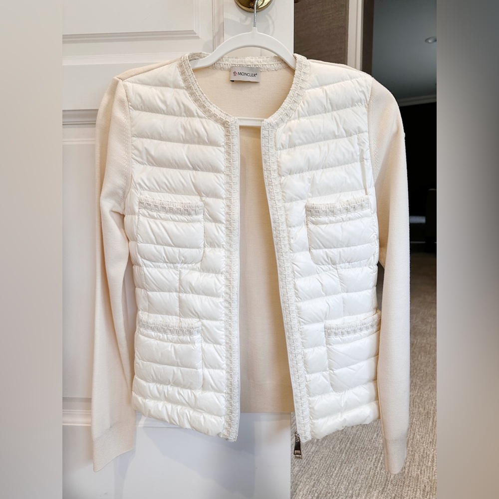 Moncler Padded Sweater Zip up